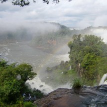 View to the lower Iguazu River